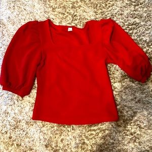 Red medium shirt